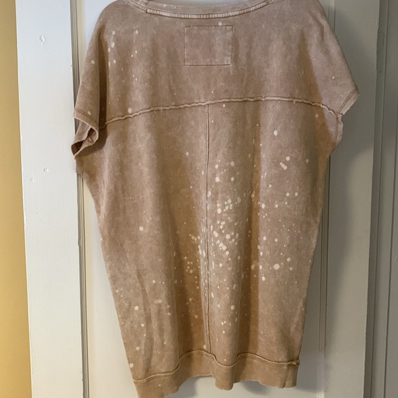 Anthropologie Pilcro %100 cotton muscle style tunic length sweatshirt - Picture 3 of 5